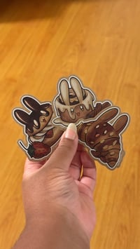Image 1 of Pastry Bunnies 3in Stickers