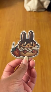Image 3 of Pastry Bunnies 3in Stickers