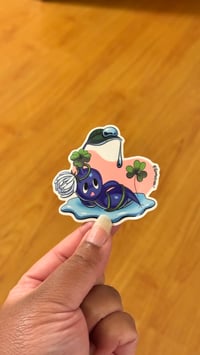 Image 2 of 3in Lucky Clover Stickers