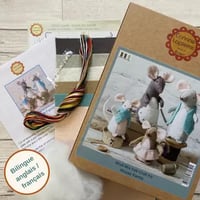 Image 2 of Mouse Family Felt Craft Kit
