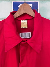 Image 3 of Size Medium, French Vintage Red Jumpsuit, 100% cotton Mechanic, Boiler-suit Overalls. 