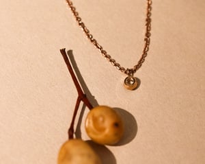 Image of 18ct Rose gold 3.0mm rose-cut diamond necklace