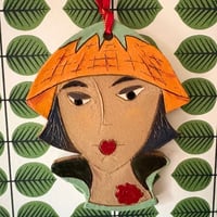 Image 1 of Cyd - Vintage Lady Wall Plaque