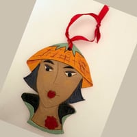 Image 3 of Cyd - Vintage Lady Wall Plaque