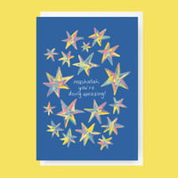 Image 1 of Appreciation Greeting Card- "Mashallah you're doing amazing"