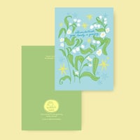 Image 2 of New Parents Greeting Card- "Alhamdulliah You're Family is Growing"