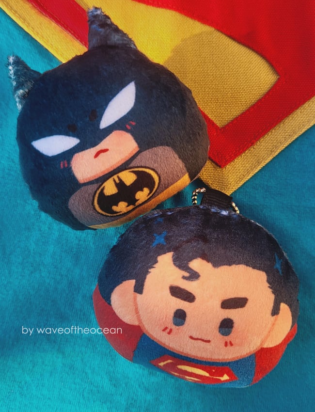 Superbat Squeaky Plush Omanjuu Charm/Keychain (updated version!)