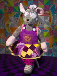 Image 1 of Playtime Patchwork Mouse - OOAK Plush Doll