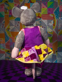 Image 2 of Playtime Patchwork Mouse - OOAK Plush Doll