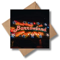 Barrowland Neon Sign Greetings Card