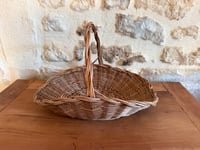 Image 5 of Panier en osier vintage - Décoration campagne 