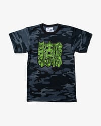 Image 1 of ‘Sick Team’ Camo Tee [NAVY]