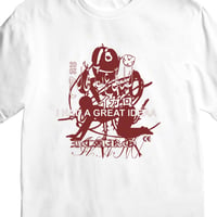 Image 2 of OVERSTIMULATED ICARO RED T-SHIRT