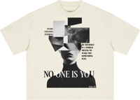 Image 1 of Boxy Oversized "NO ONE IS YOU FFP" T-shirt 400gsm|11.8oz