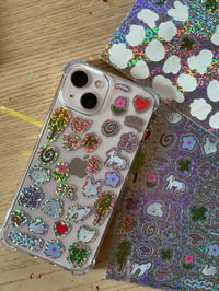 Image 4 of All the pals world glitter vinyl sticker sheet 