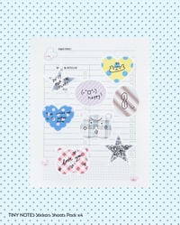 Image 5 of STICKERS SHEETS PACK X4 - TINY NOTES