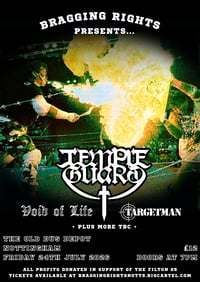 TEMPLE GUARD + SUPPORTS @THE OLD BUS DEPOT 24/7/26