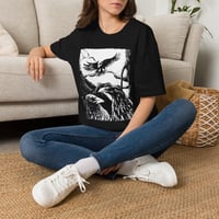 Image 5 of T-Shirt - 3 Ravens - Primitive design