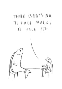 "Tener espinas" A4