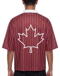 Image 4 of Pinstripe Canada "Les Rouges" Soccer Jersey