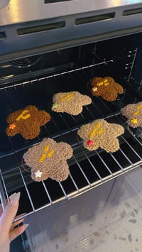 Image 1 of burnt cookie keychain