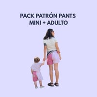 Image 1 of PACK PATRÓN PANTS: MINI + ADULTO