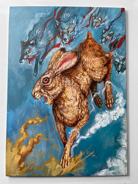 Image of 'Prince with a thousand enemies' Original watercolour on board