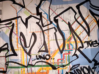 Image 3 of Min styled throw up Subway Map 2026 
