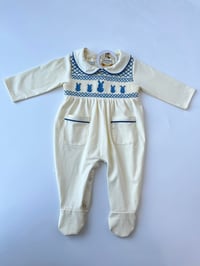 Image 3 of Blue/cream bunny set 