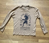 Image 1 of D3ath to TERFs - Long Sleeve Ochre