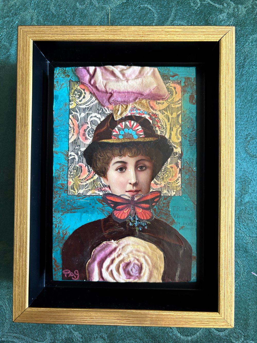 Image of UNSILENCED Woman w/ Butterfly removed from her Lips Rescued Women Series
