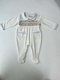 Image 1 of White/tan 