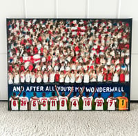Image 2 of Original England World Cup Wonderwall painting 