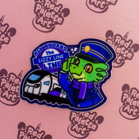 Image 2 of The Lizzy Line Line London Train Vinyl Matte Sticker