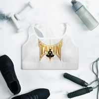Image 2 of TAP IN™ Padded Sports Bra Gold