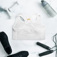 Image 3 of TAP IN™ Padded Sports Bra Gold