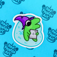 Image 2 of Glep iPad Kid Smiling Friends Matte Vinyl Sticker