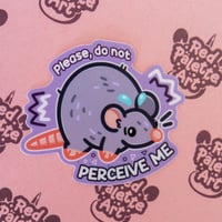 Image 2 of Don't Perceive Me Matte Vinyl Sticker
