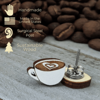 Image 5 of Coffee Cup Earrings