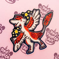 Image 2 of Avali Appreciation Furry Glossy Vinyl Sticker