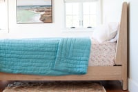 Image 4 of Blue Petit Four Solid Quilt