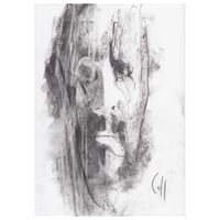 Image 1 of Upon  - Sketchbook Drawing in Charcoal on Paper 