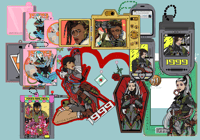 Image 1 of WARFRAME hex charms leftover sale!
