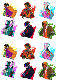 Image 2 of Warframe sticker sets