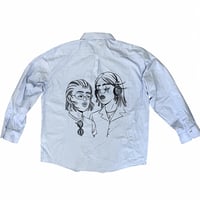 Image 2 of Upcycled shirt "Friends"  #01