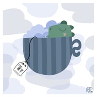 🦕🦖 Illustration - anxié-thé