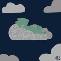 🦖🦕 Illustration - les t-rex aussi font la sieste 
