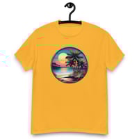 Image 8 of Unisex classic tee, Tropical Beach Sunset tee