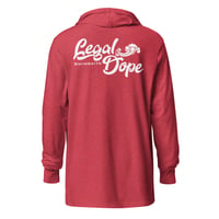 Image 4 of Blowin Smoke Hooded long-sleeve Cotton T