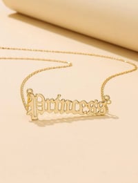 Image 1 of Princess Charm Chain Necklace